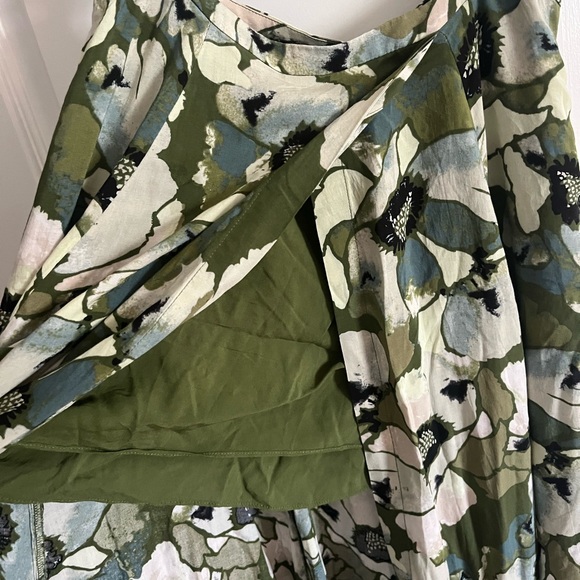 Free People Green Floral Maxi Skirt - Picture 4 of 7